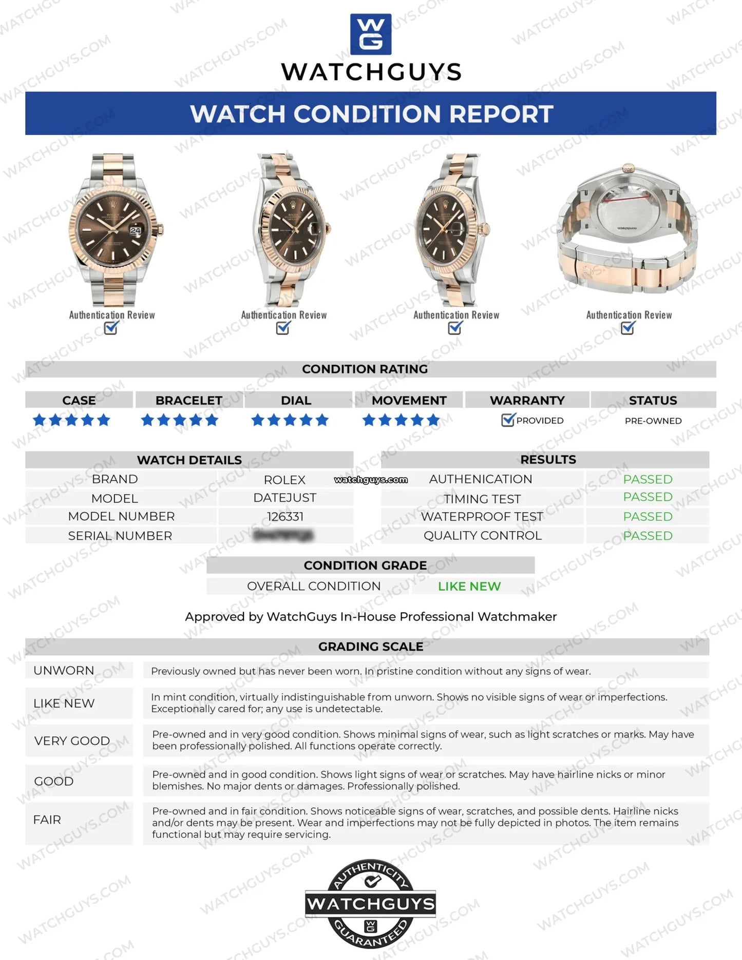 Rolex Datejust 126331 Chocolate Oyster
