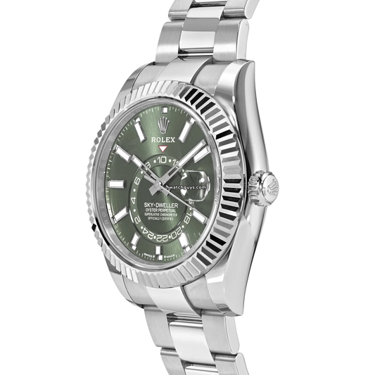 Rolex Sky-Dweller 336934 Green Index Oyster