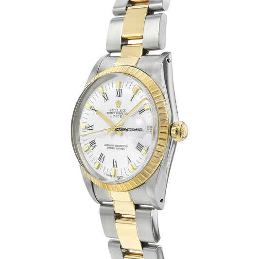 Rolex Date 15053 White Two Tone