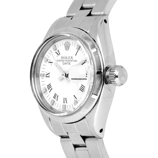 Rolex Date 6919 White Dial