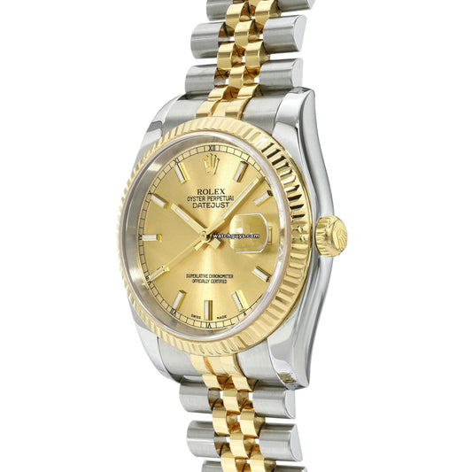 Rolex Datejust 116233 Champagne Two Tone