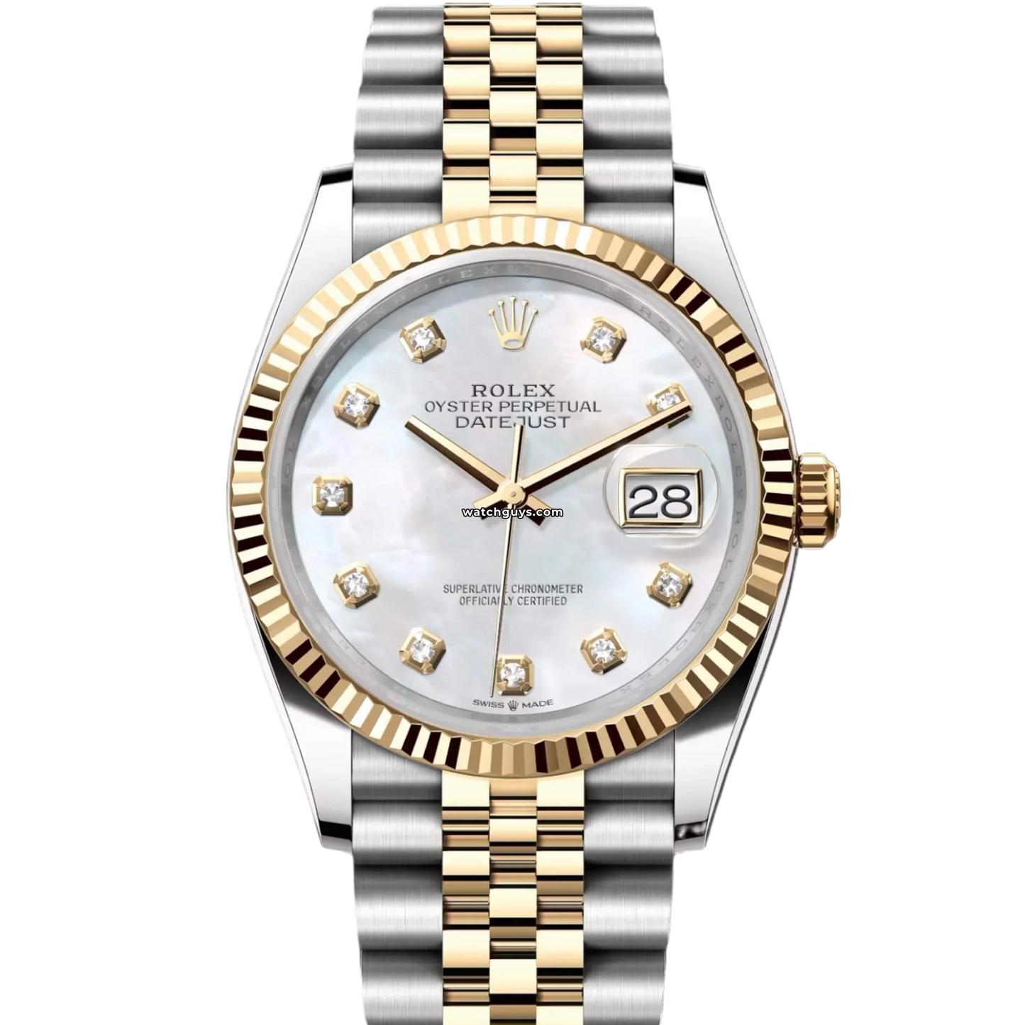 Rolex Datejust 116233 Mother of Pearl Diamond Jubilee