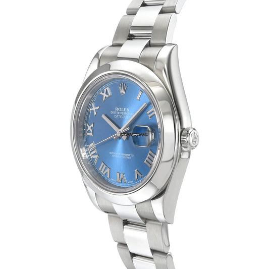 Rolex Datejust 116300 Azzurro Blue Oyster