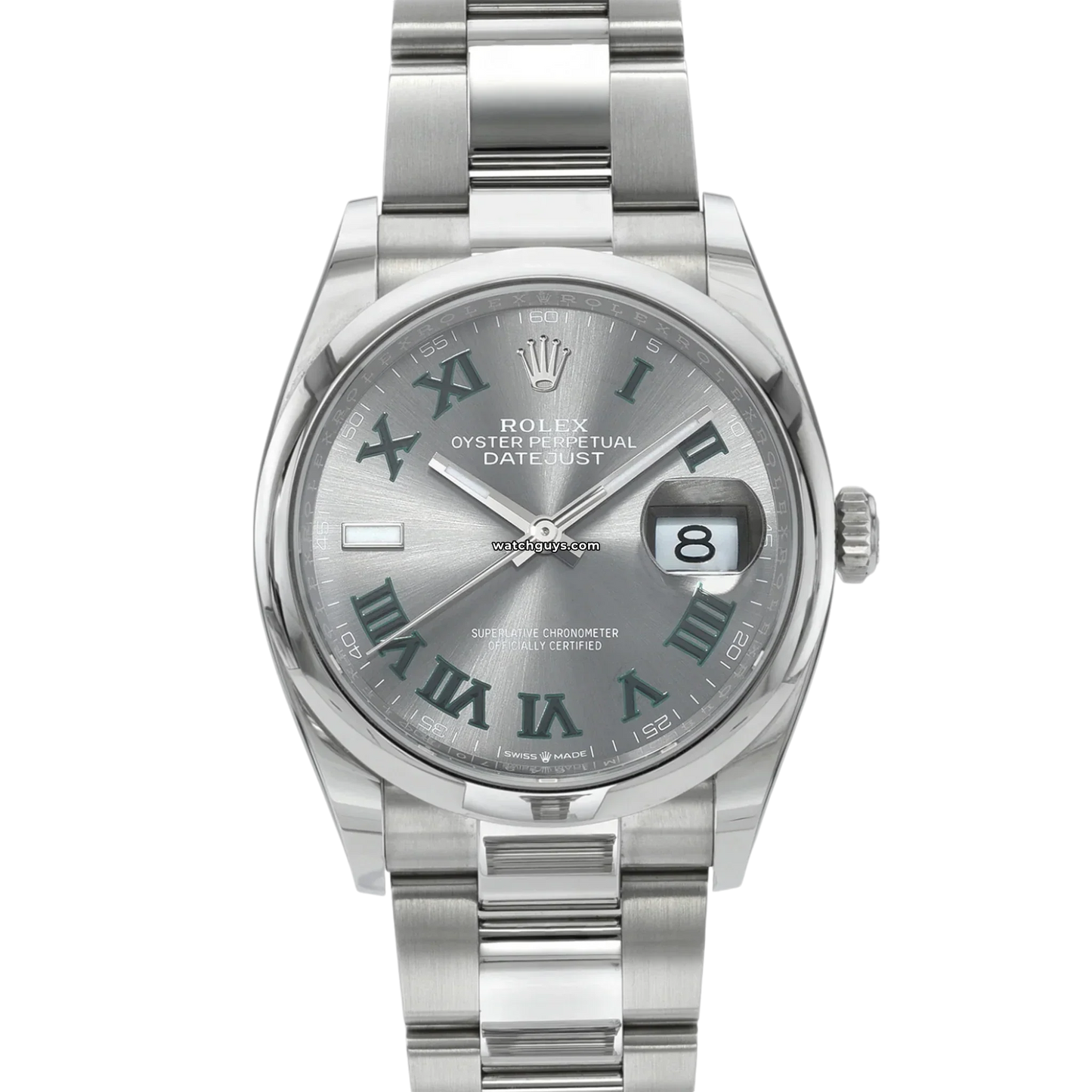Rolex Datejust 126200 Wimbledon Oyster