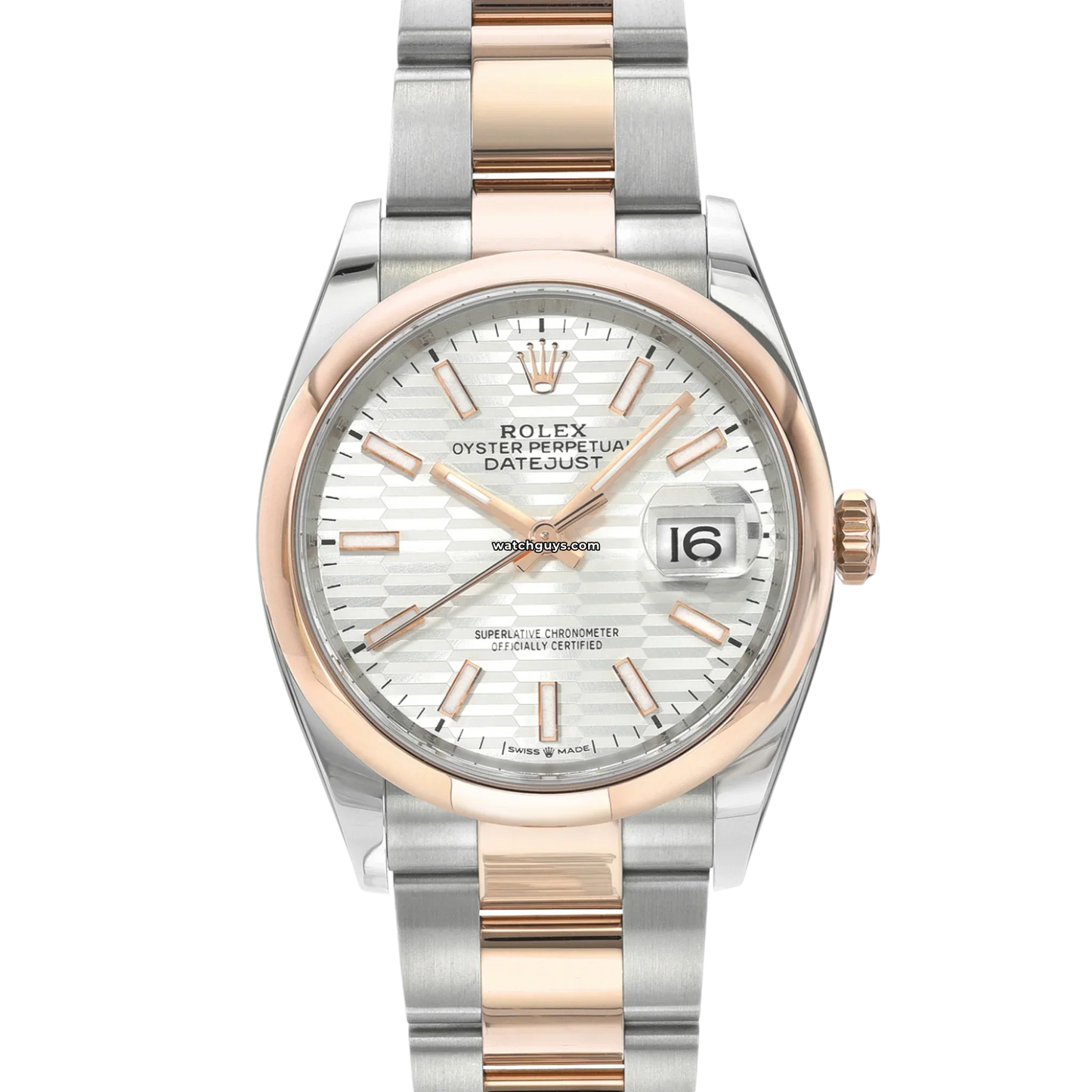 Rolex Datejust 126201 Silver Motif