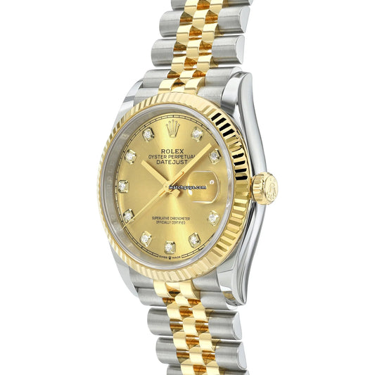 Rolex Datejust 126233 Champagne Diamond Jubilee