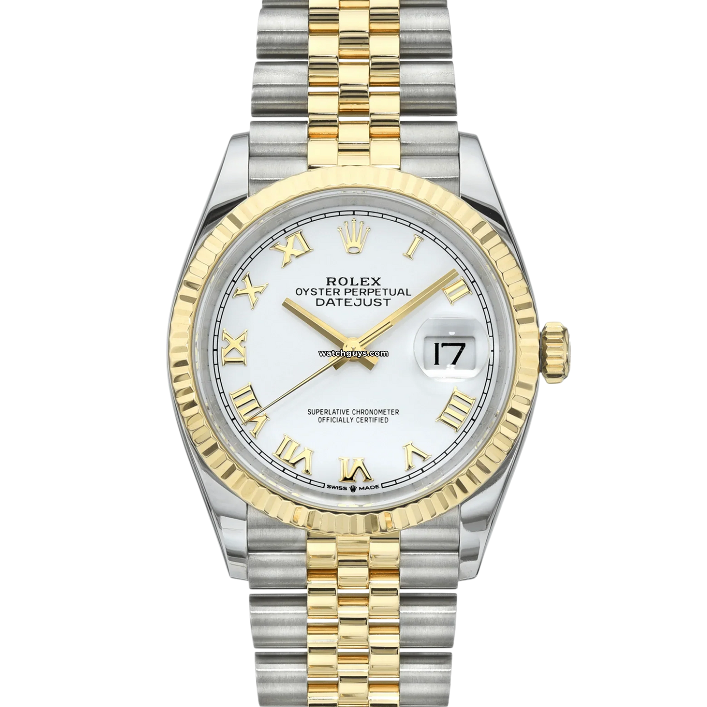 Rolex Datejust 126233 White Roman
