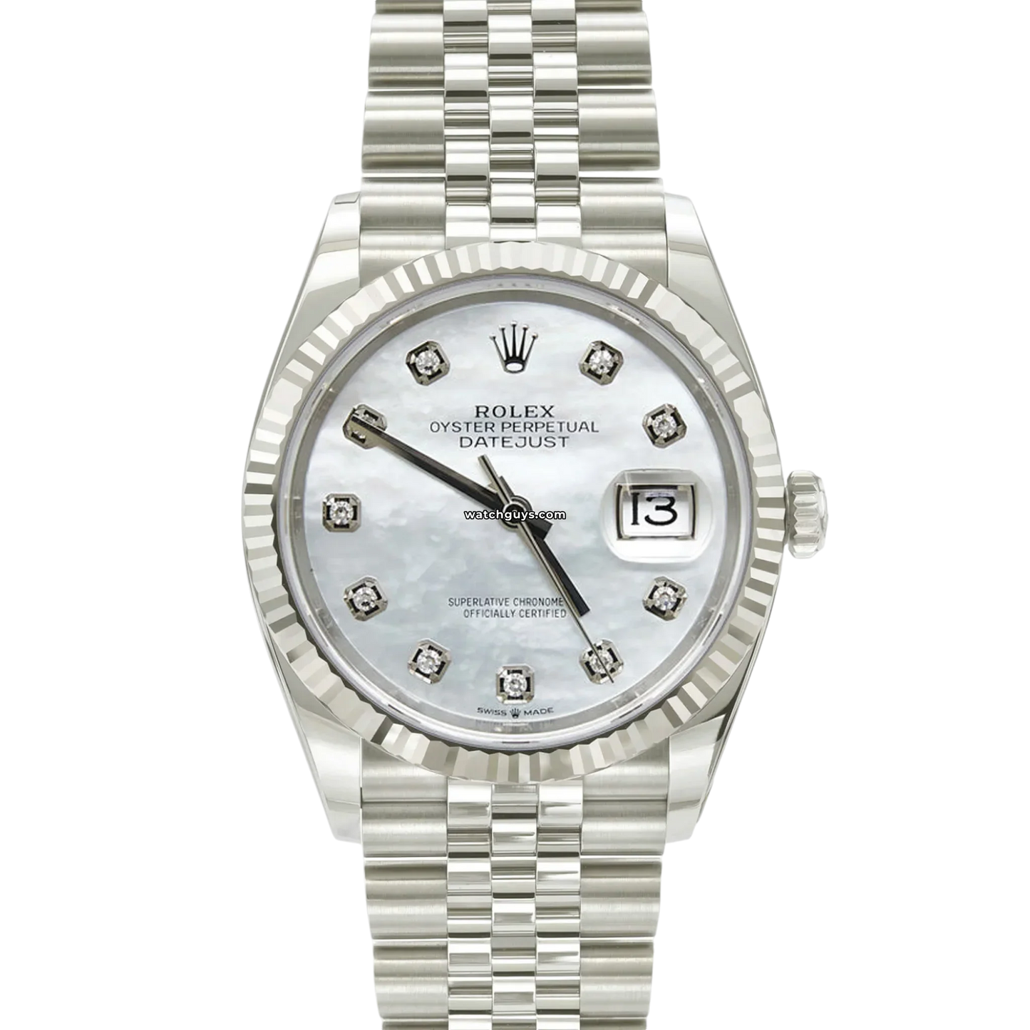 Rolex Datejust 126234 Mother of Pearl Jubilee