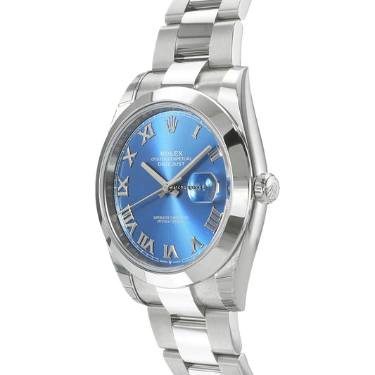 Rolex Datejust 126300 Azzurro Blue Oyster