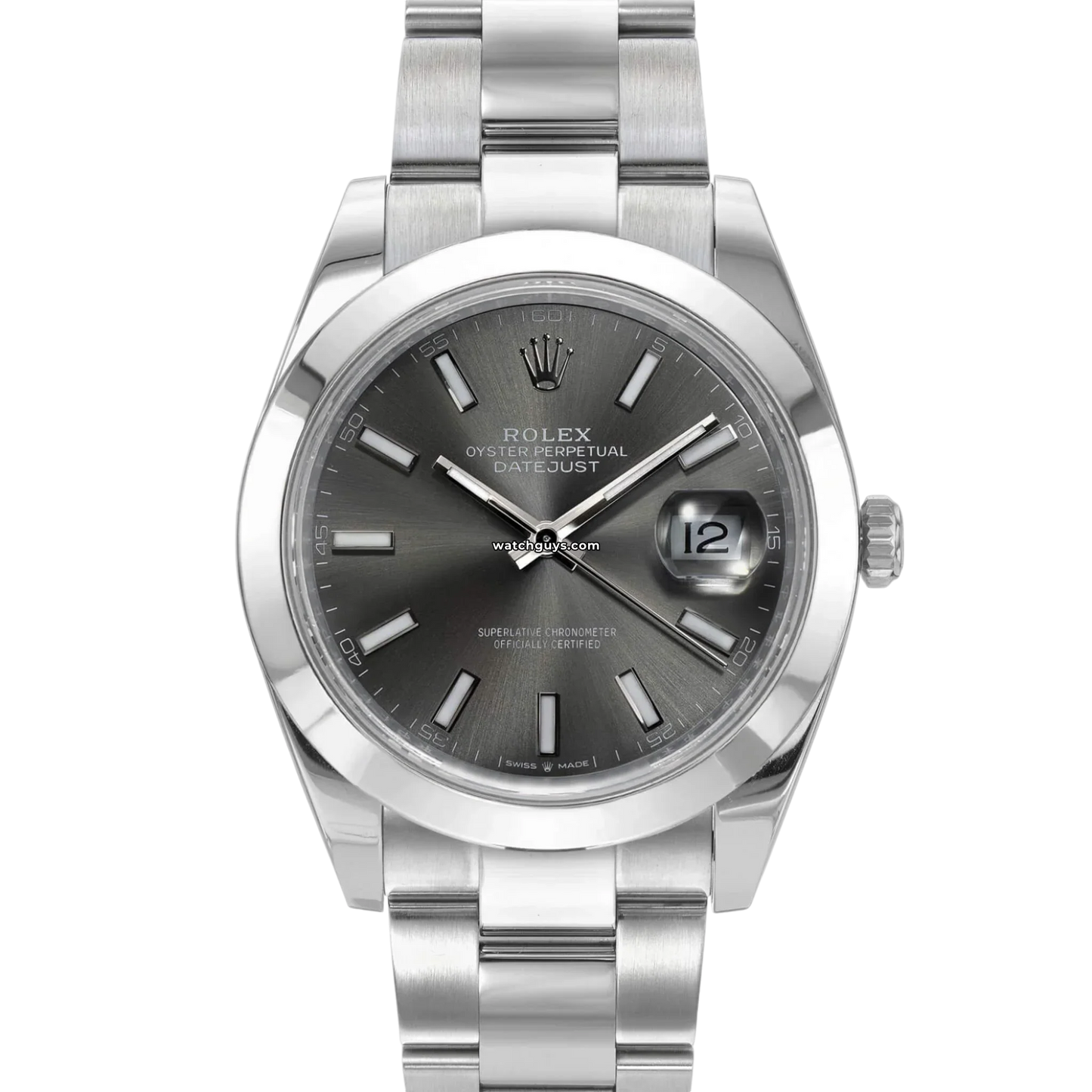 Rolex Datejust 126300 Rhodium