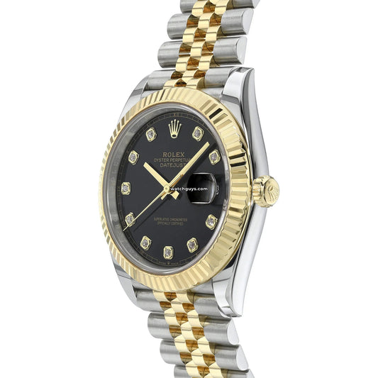 Rolex Datejust 126333 Black Diamond Jubilee