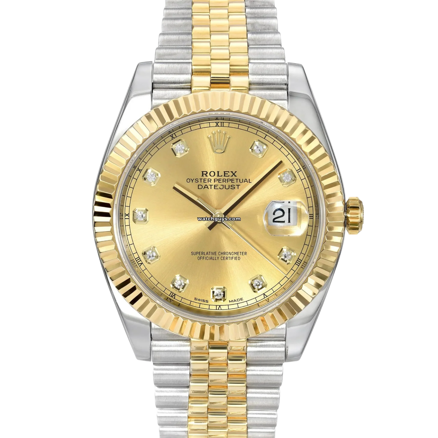 Rolex Datejust 126333 Steel & Yellow Gold Diamond