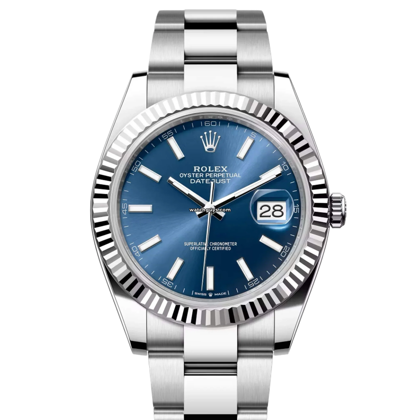 Rolex Datejust 126334 Blue Index Oyster