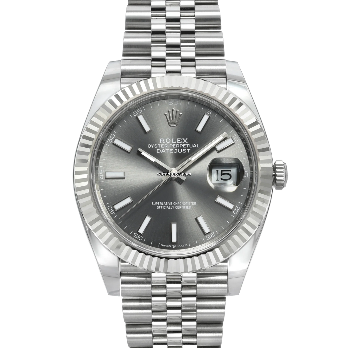 Rolex Datejust 126334 Rhodium Jubilee