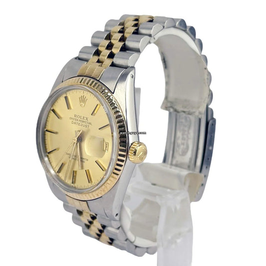 Rolex Datejust 16013 Two Tone Champagne
