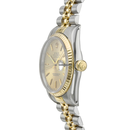 Rolex Datejust 16233 Champagne Tapestry