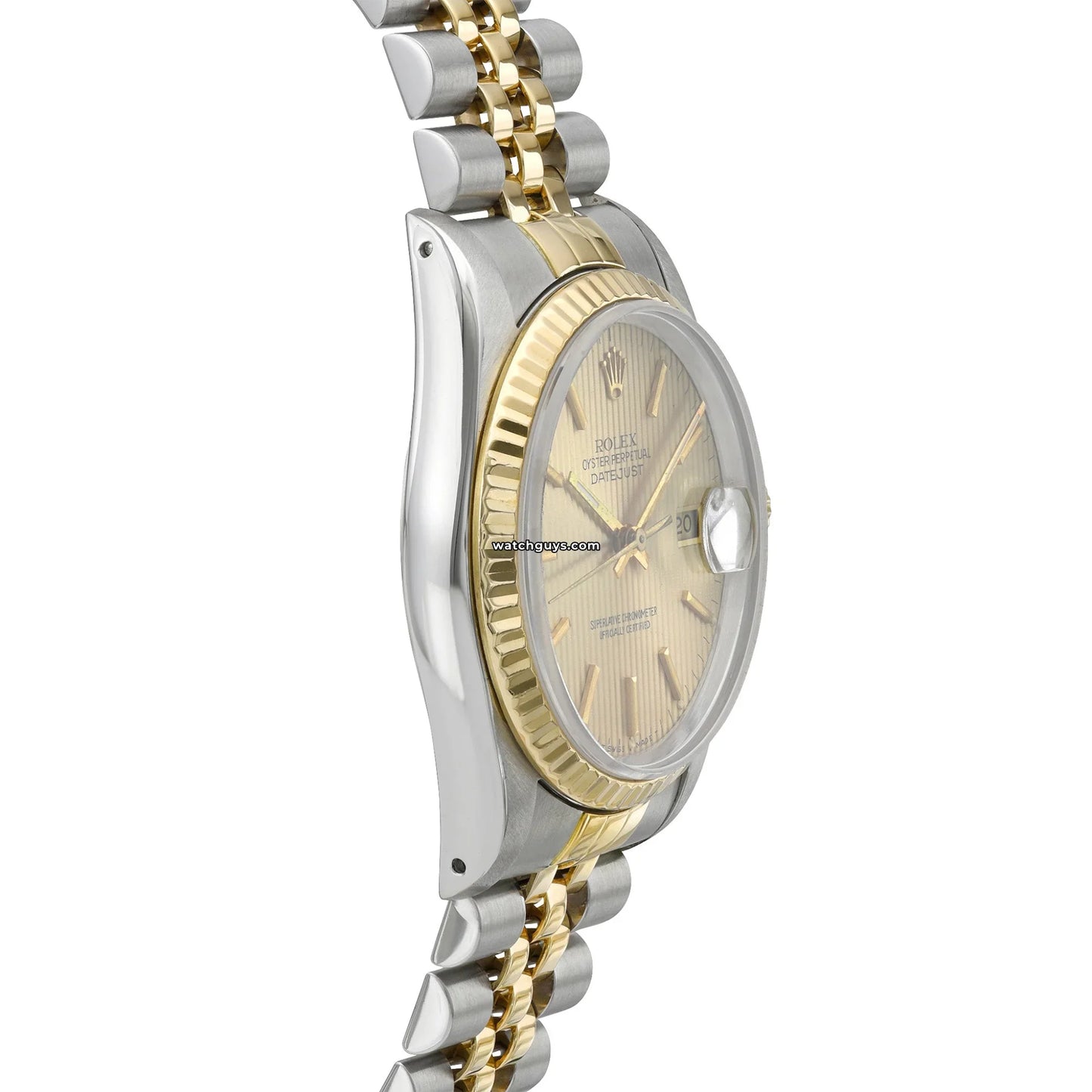 Rolex Datejust 16233 Champagne Tapestry