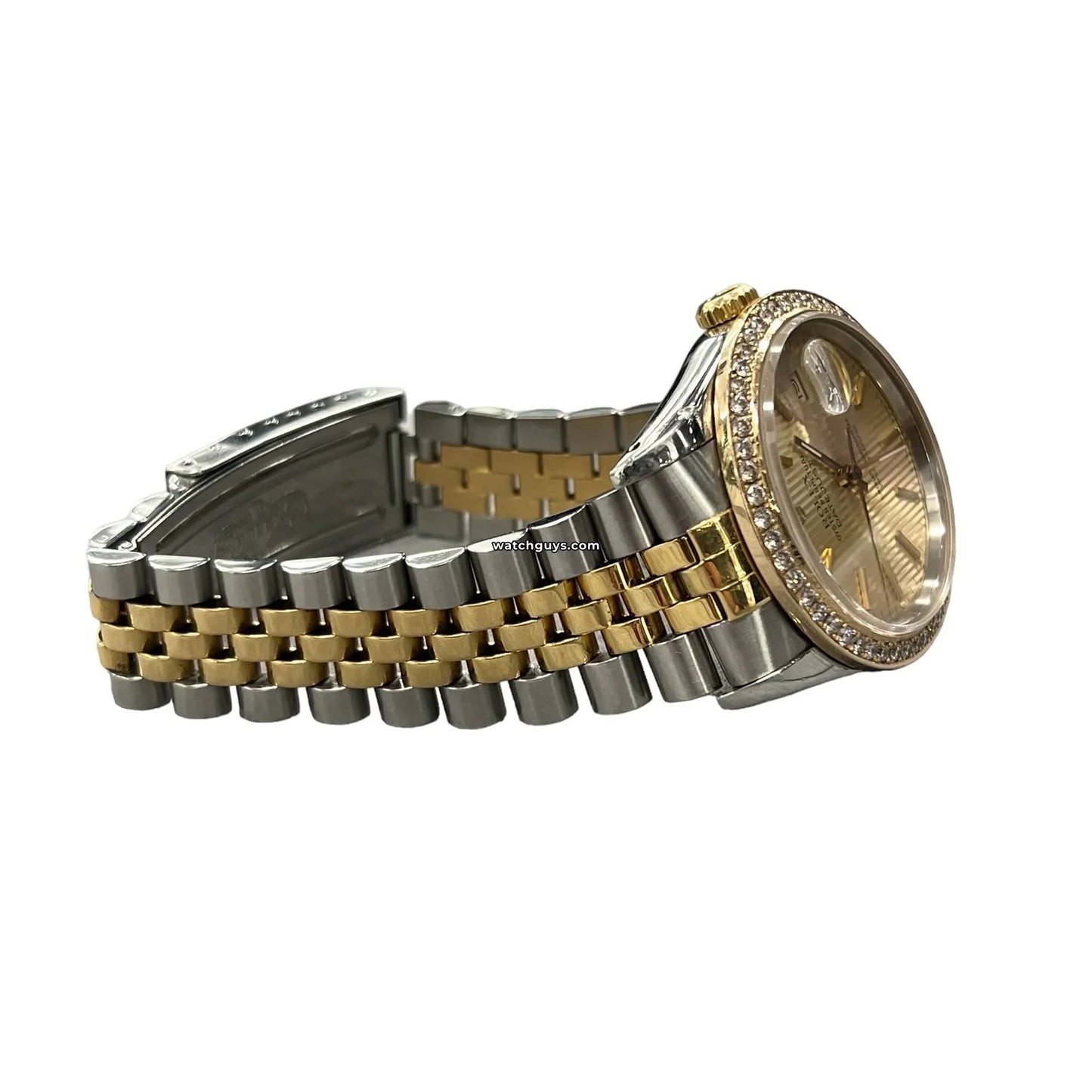Rolex Datejust 16233 Diamond Champagne Tapestry