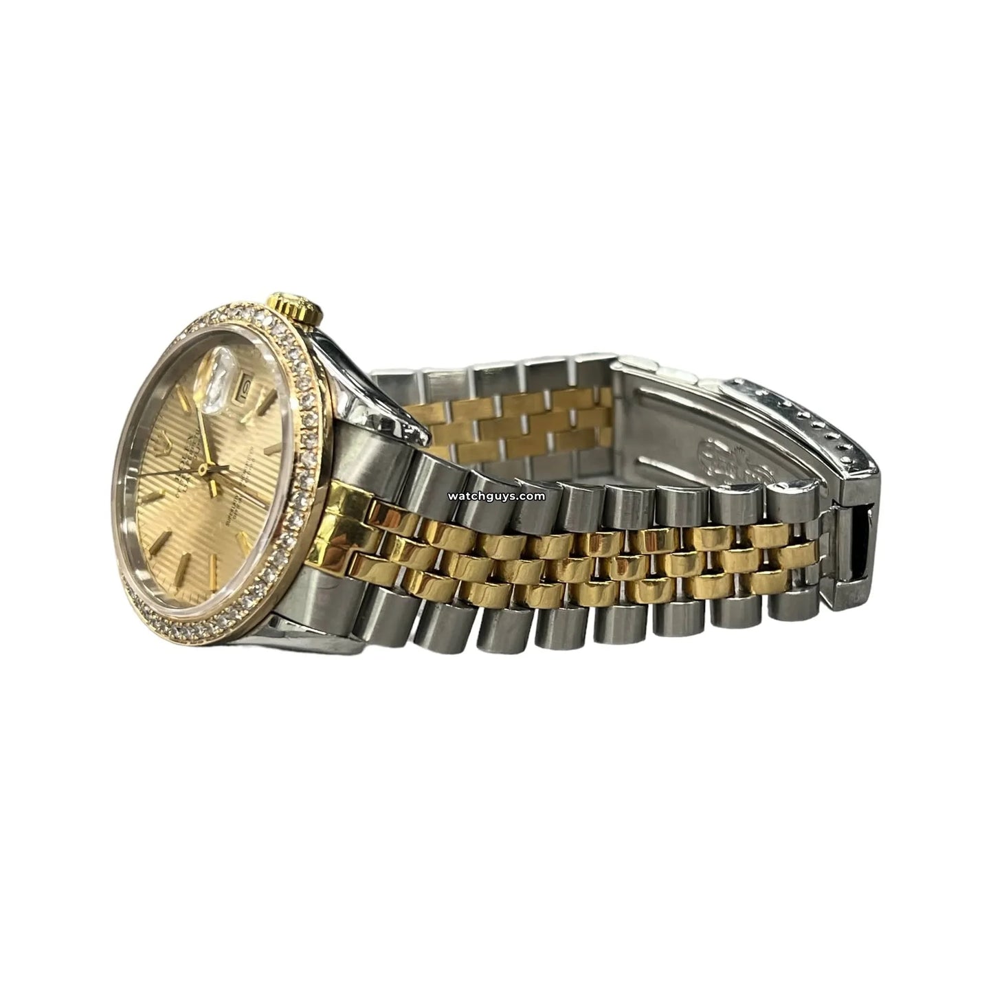 Rolex Datejust 16233 Diamond Champagne Tapestry