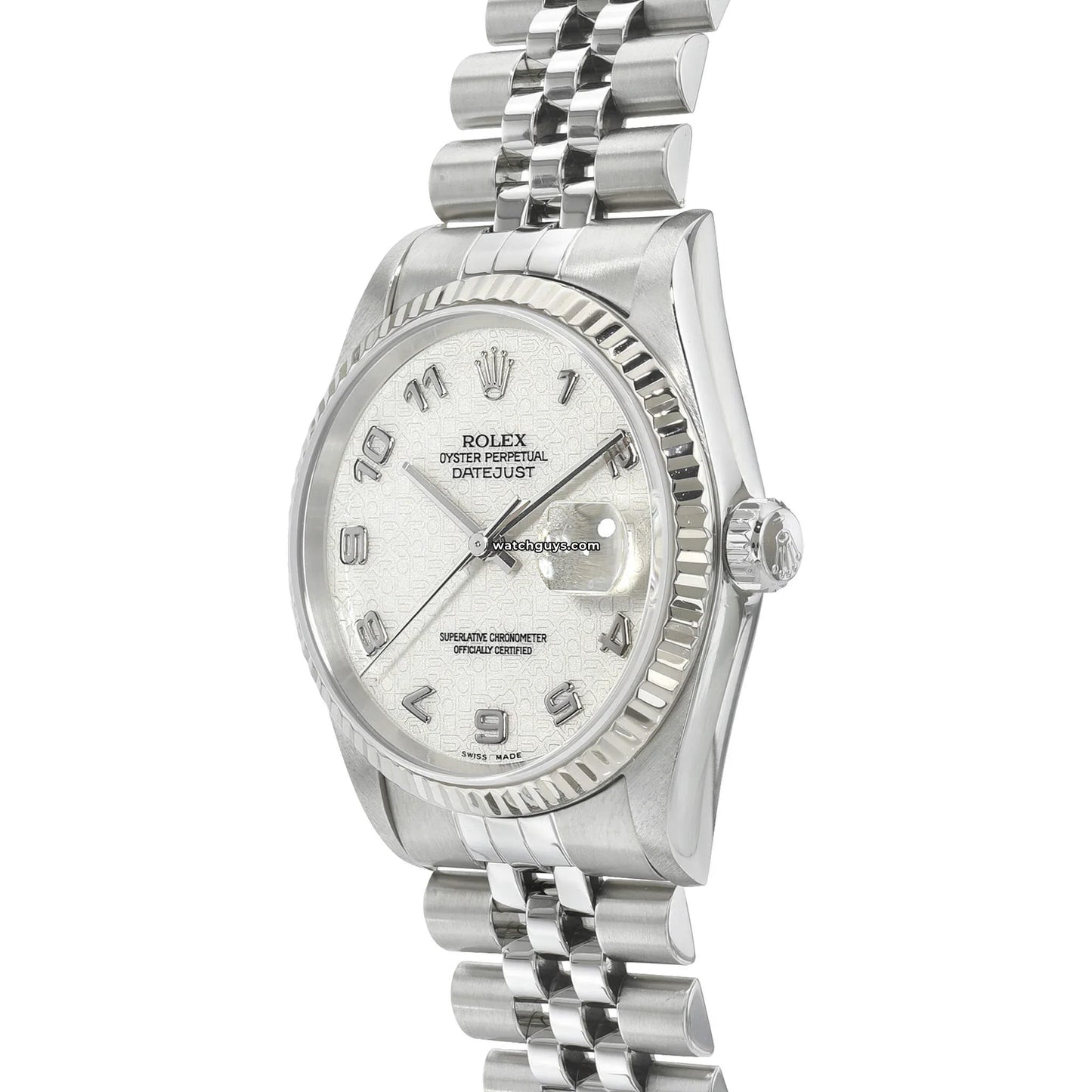 Rolex Datejust 16234 Ivory Jubilee Arabic