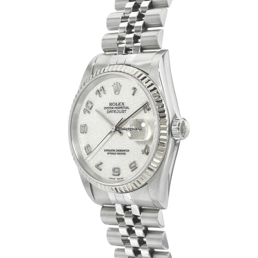 Rolex Datejust 16234 Ivory Jubilee Arabic