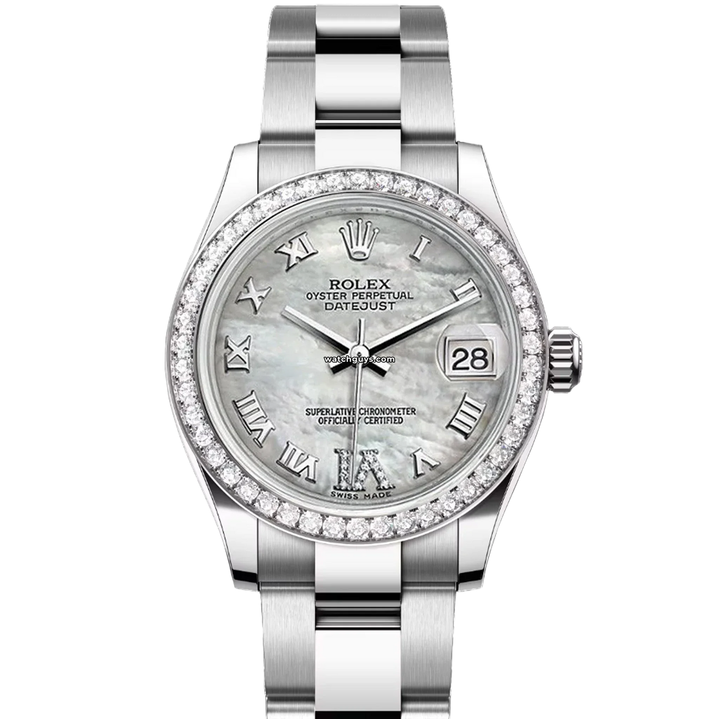Rolex Datejust 178384 Mother of Pearl Roman Oyster