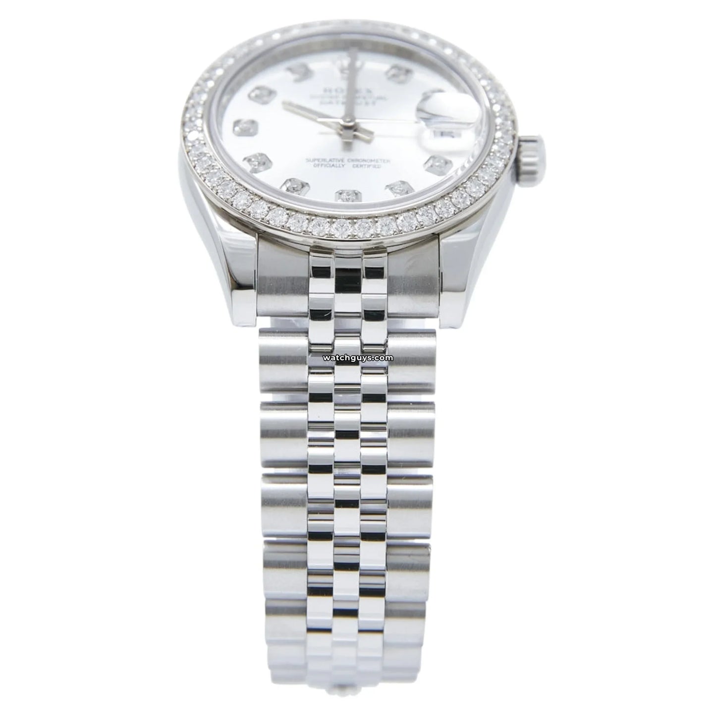Rolex Datejust 178384 Silver Diamond Jubilee