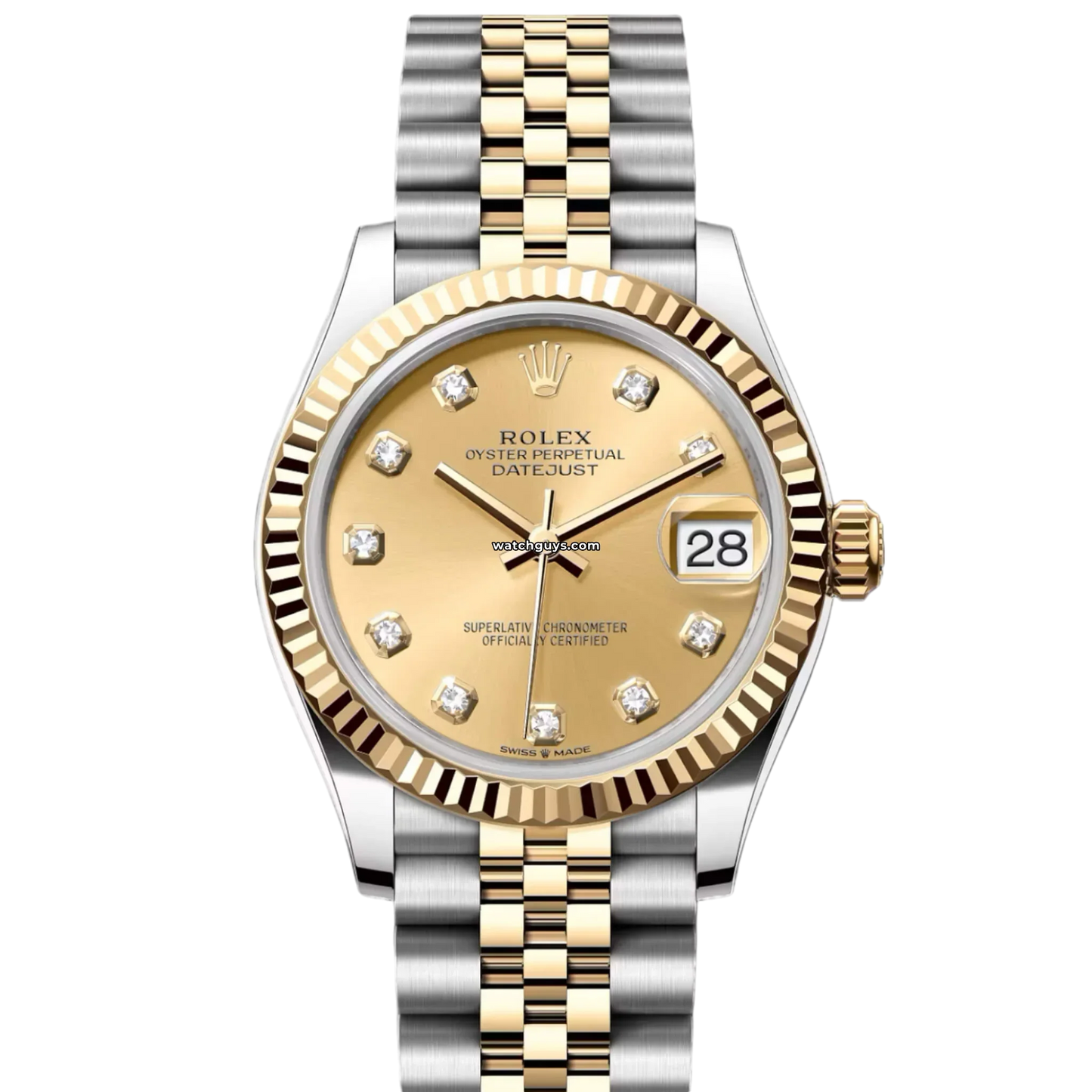 Rolex Datejust 278273 Champagne Diamond