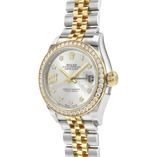 Rolex Datejust 279383RBR Silver Diamond Jubilee