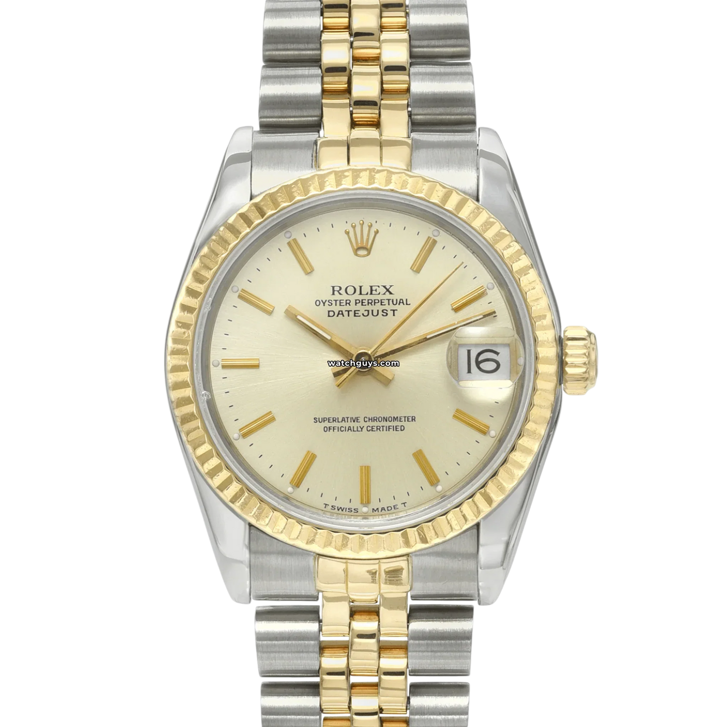 Rolex Datejust 68273 Two Tone Silver