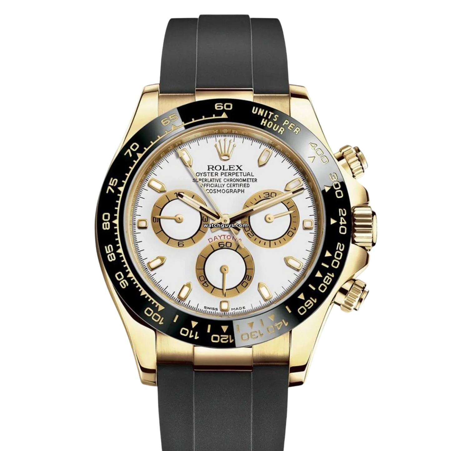 Rolex Daytona 116518LN White Oysterflex