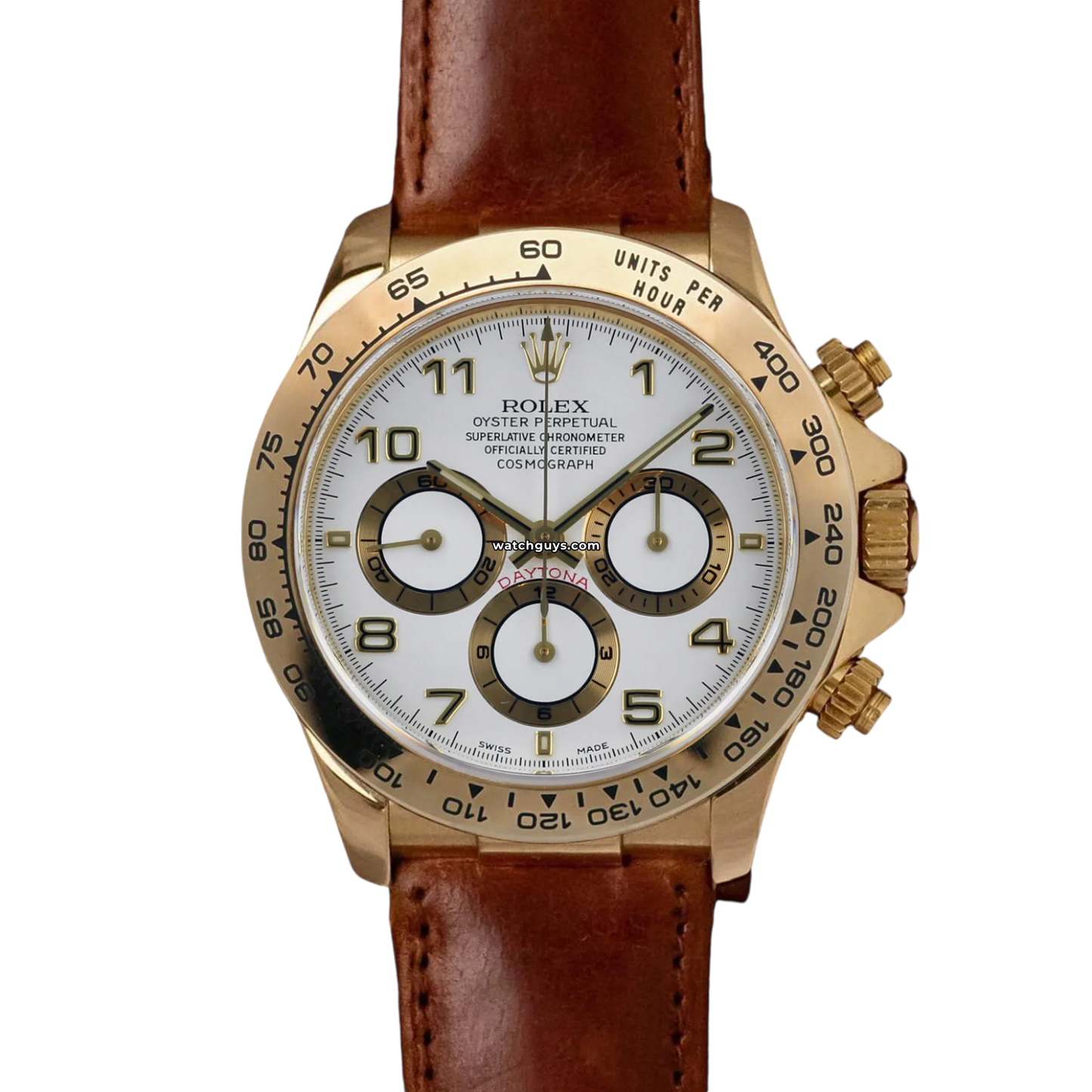 Rolex Daytona 16518 White Arabic