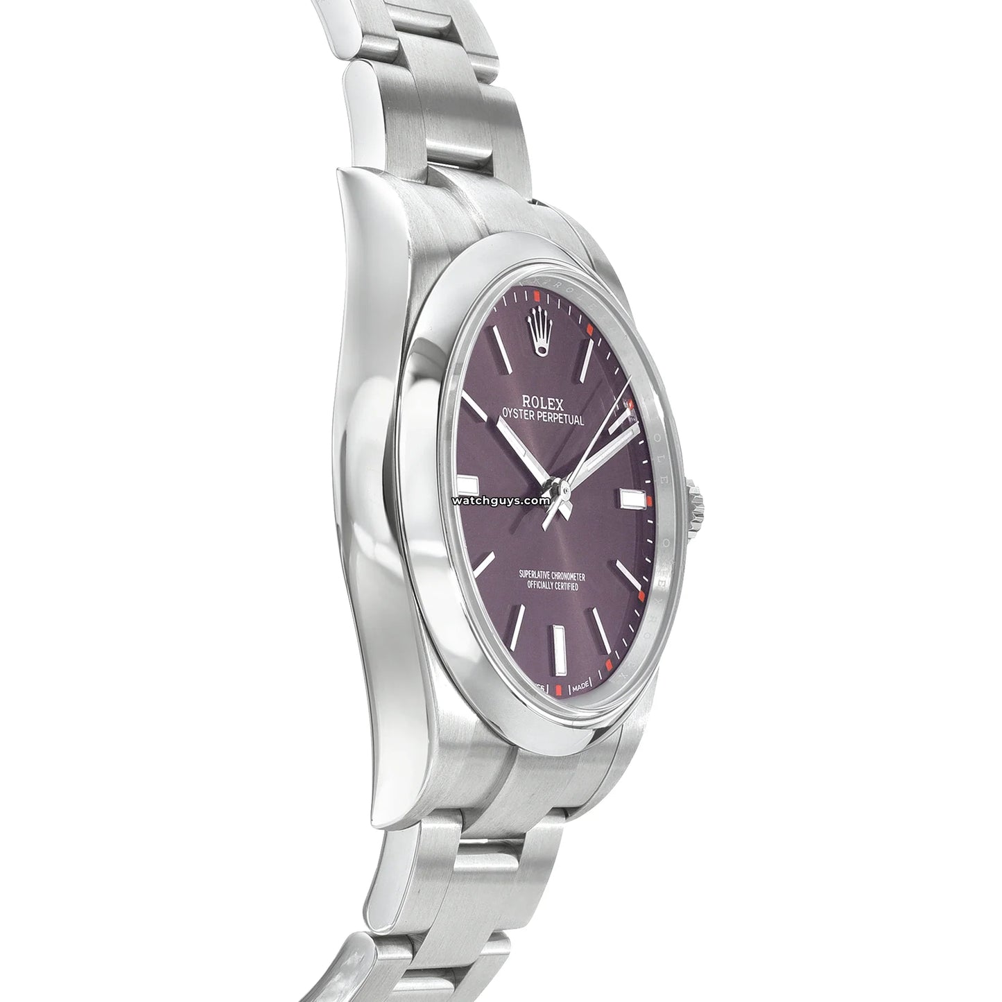 Rolex Oyster Perpetual 114300 Red Grape