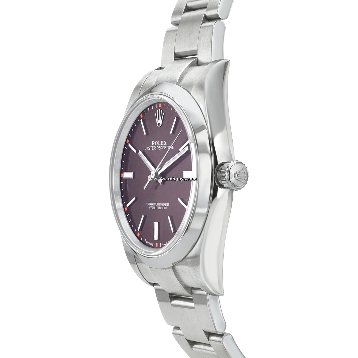 Rolex Oyster Perpetual 114300 Red Grape