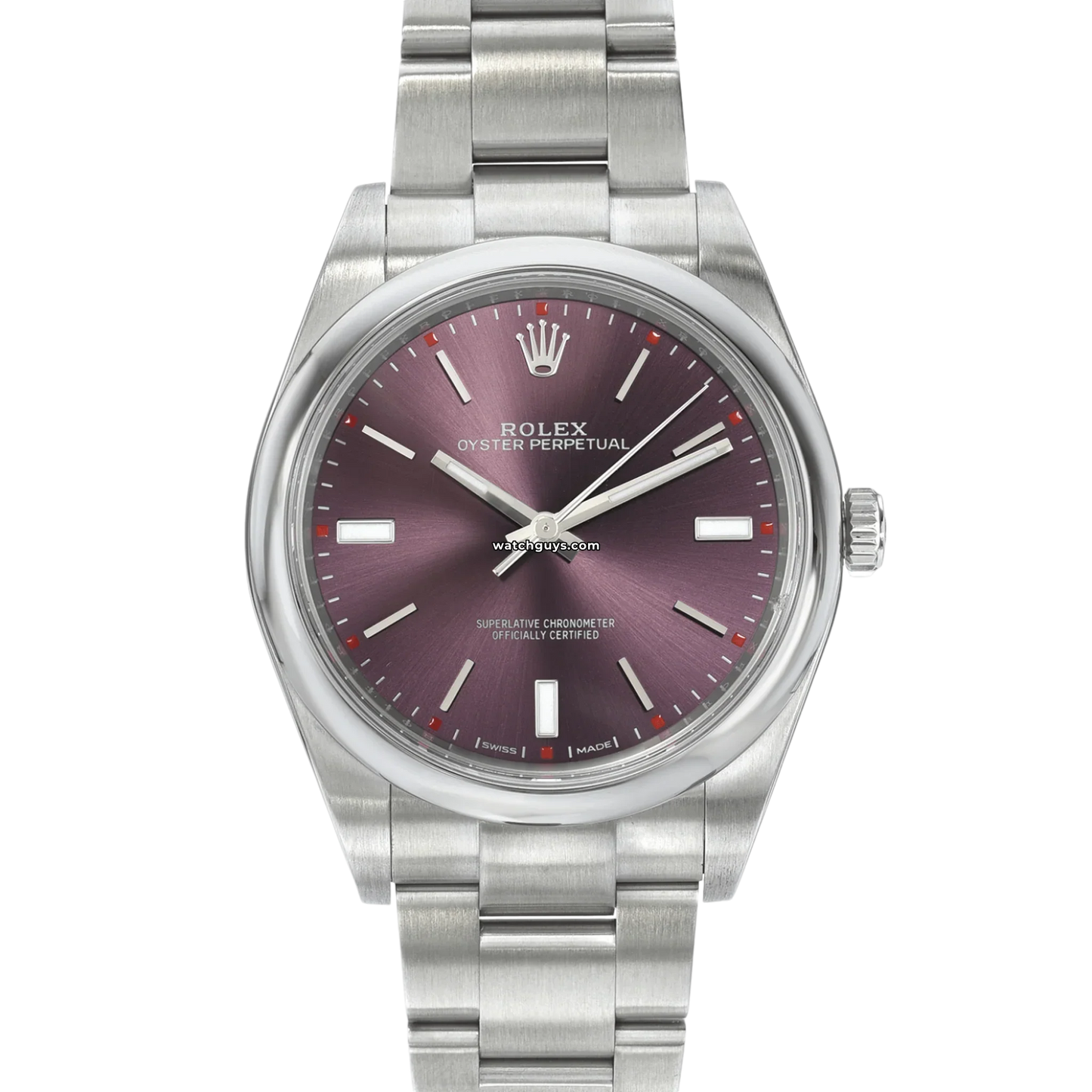 Rolex Oyster Perpetual 114300 Red Grape