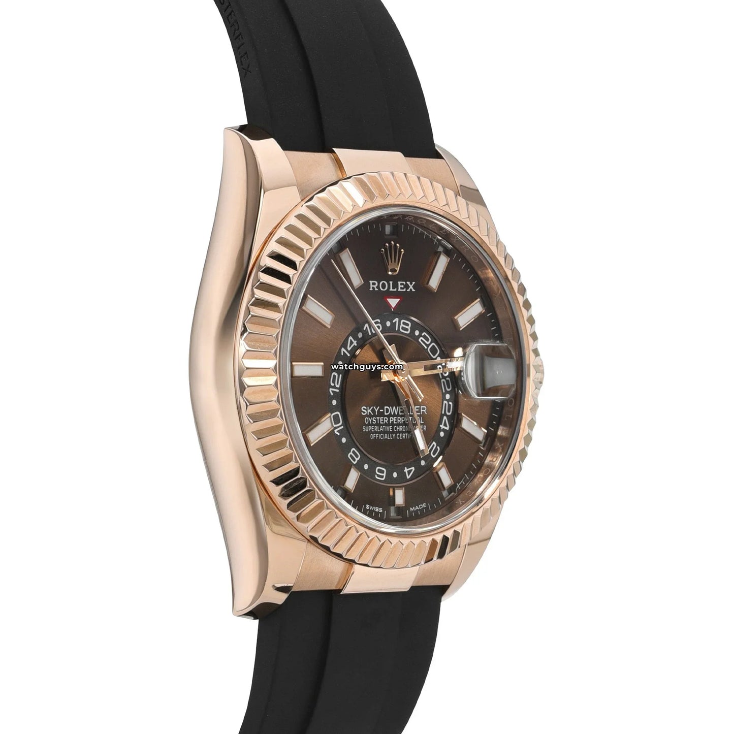 Rolex Sky-Dweller 326235 Chocolate Oysterflex