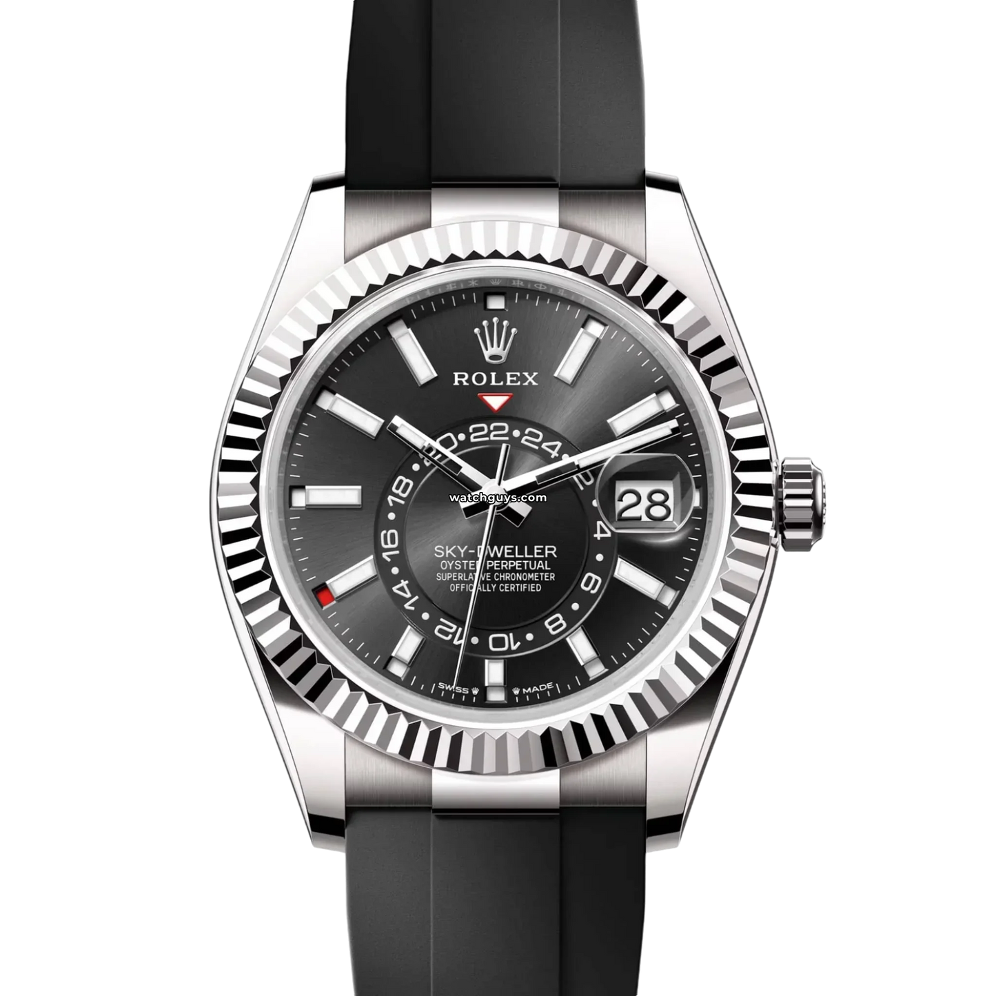 Rolex Sky-Dweller 336239 Oysterflex White Gold