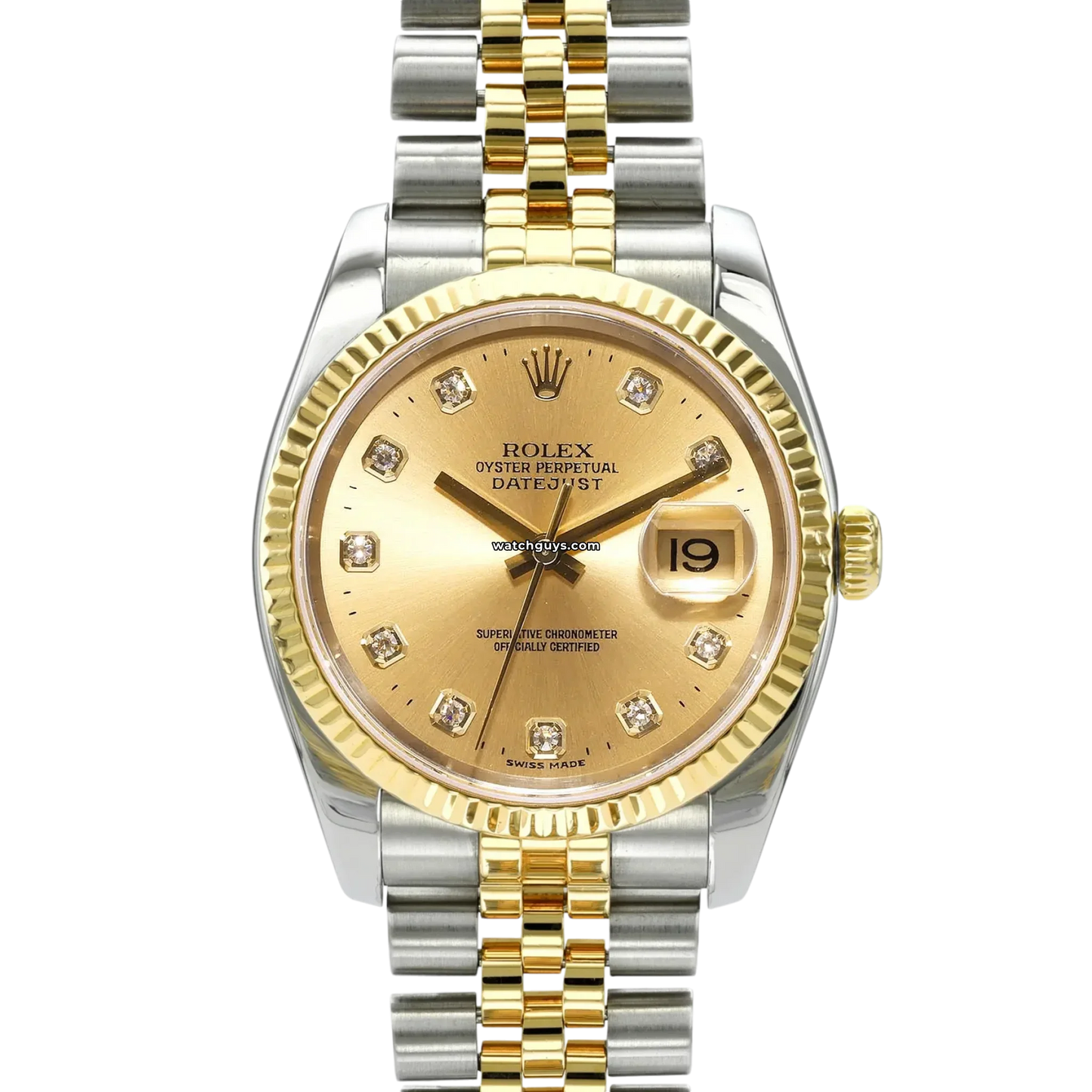 Rolex Datejust 116233 Champagne Diamond Jubilee