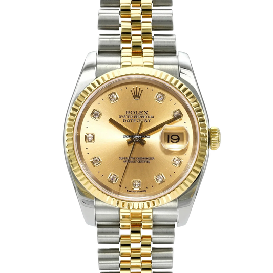 Rolex Datejust 116233 Champagne Diamond Jubilee