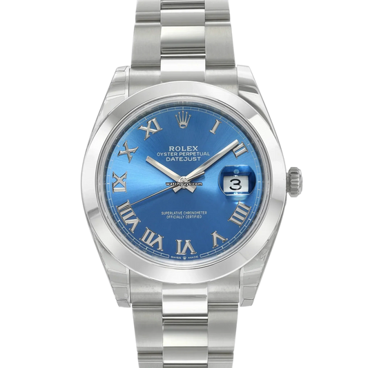 Rolex Datejust 126300 Azzurro Blue Oyster