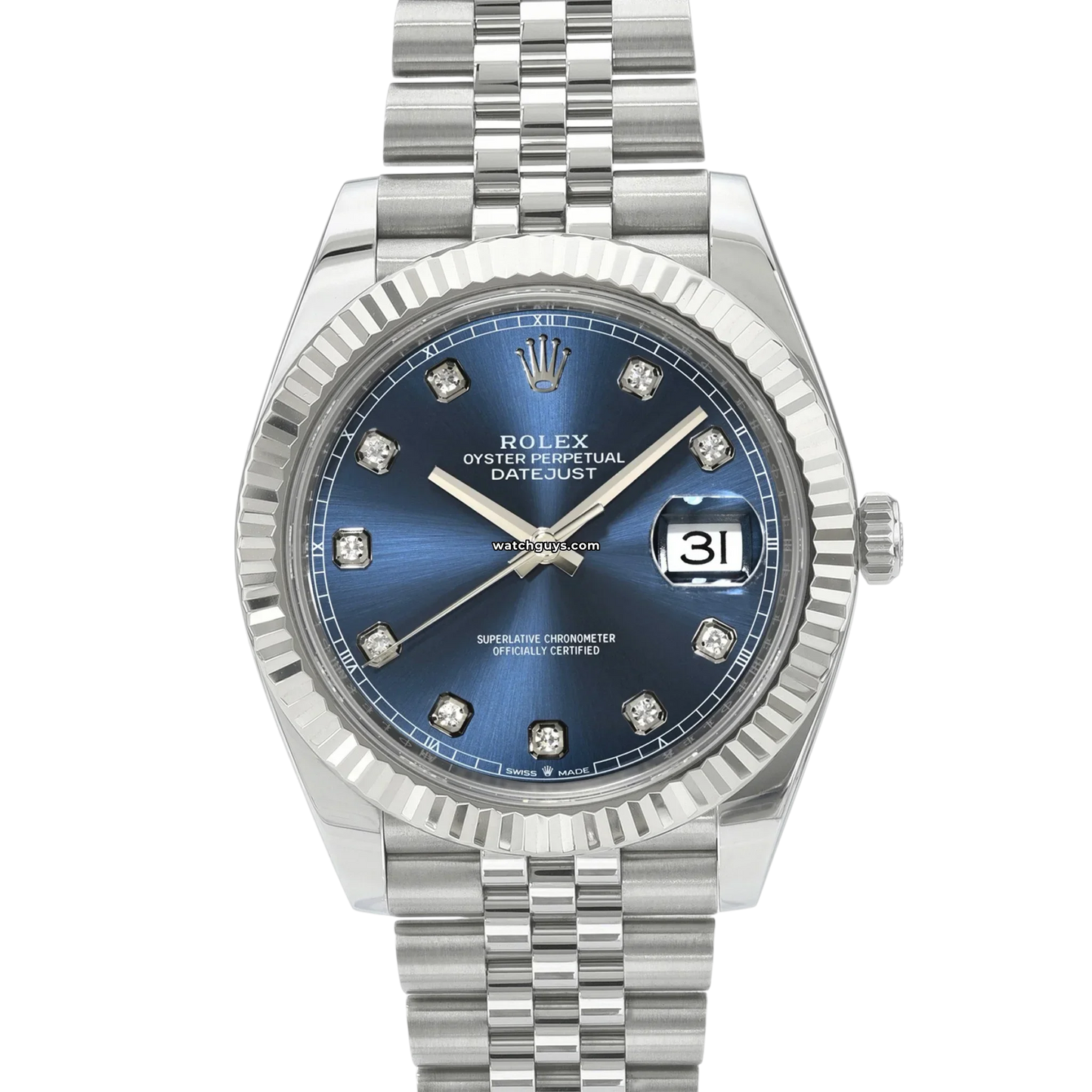 Rolex Datejust 126334 Blue Diamond Jubilee