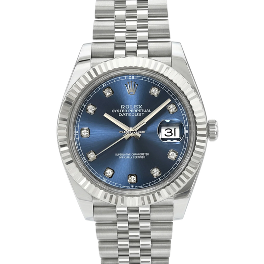 Rolex Datejust 126334 Blue Diamond Jubilee