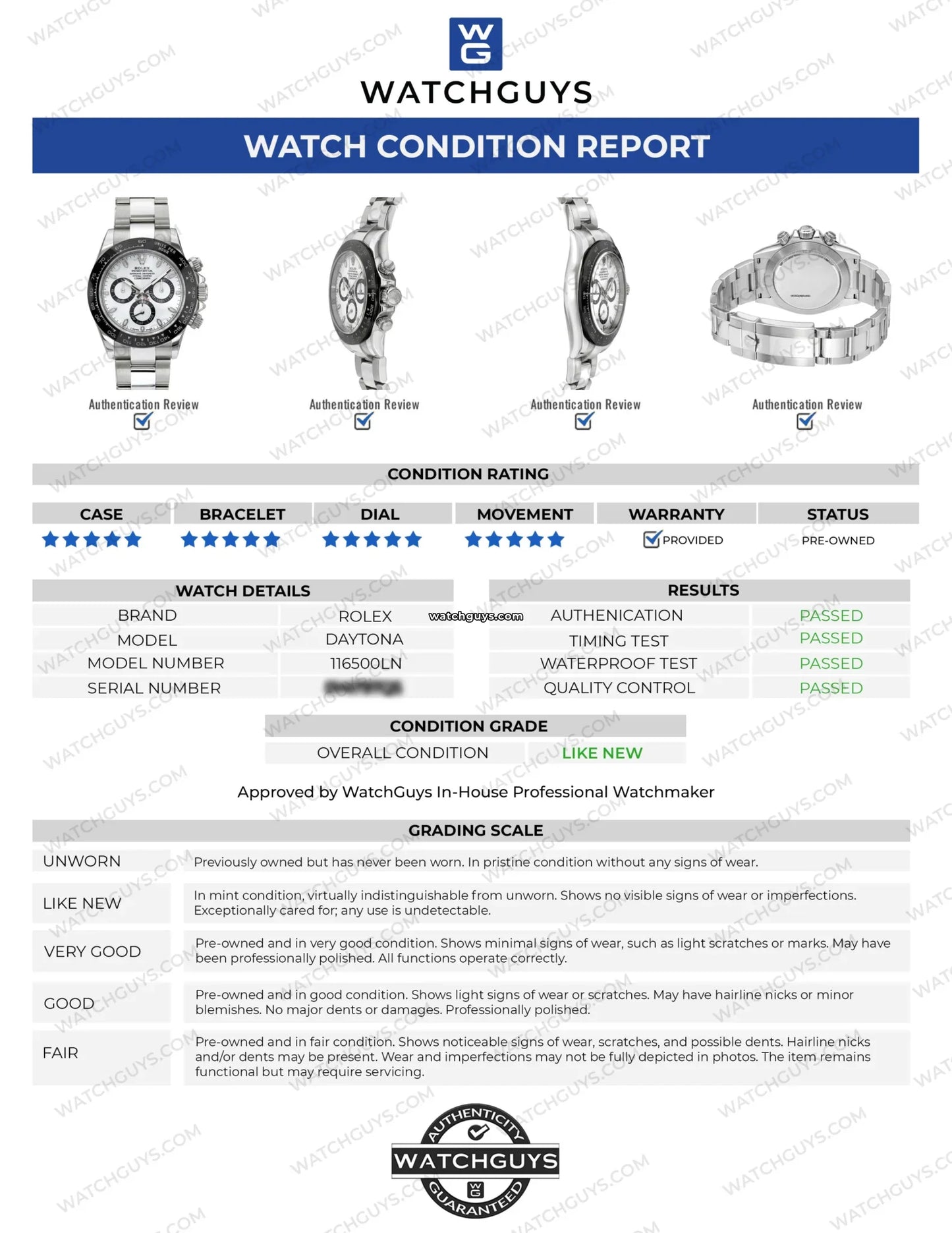 Rolex Daytona 116500LN Panda
