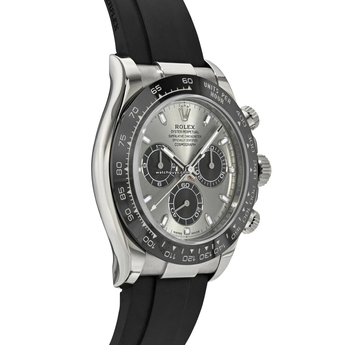 Rolex Daytona 116519LN Oysterflex Steel Dial