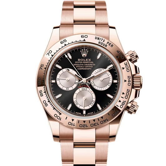 Rolex Daytona 126505 Black Index Rose Gold