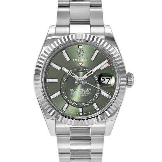 Rolex Sky-Dweller 336934 Green Index Oyster
