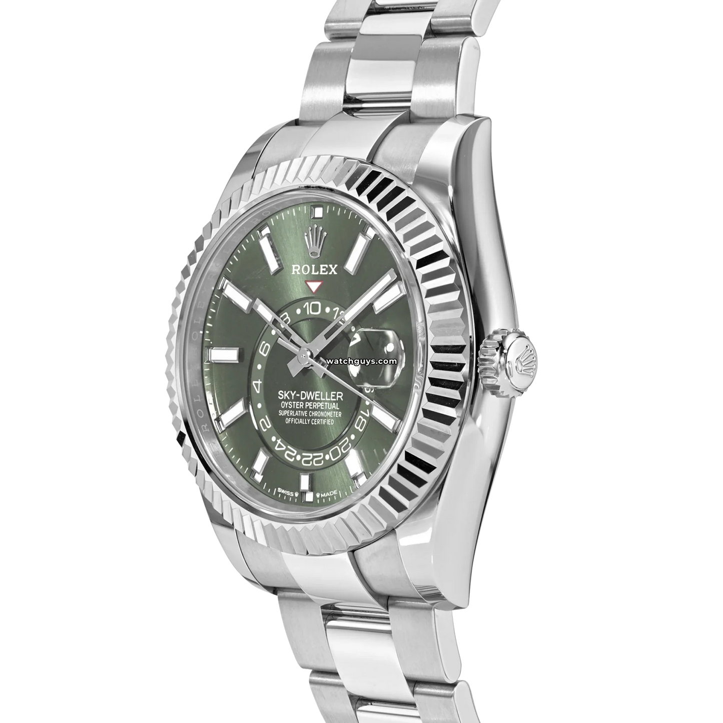 Rolex Sky-Dweller 336934 Green Index Oyster