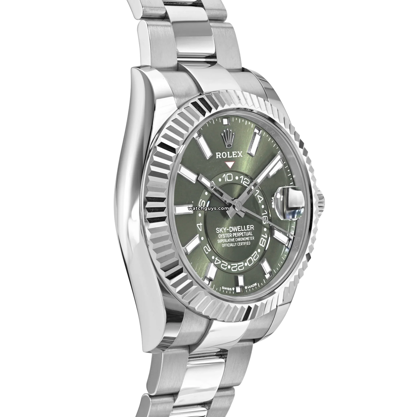 Rolex Sky-Dweller 336934 Green Index Oyster