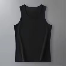 High Waisted Slim Fit Vest for Women's Summer Elastic Round Neck Top American Sleeveless Vest To Shape Waist Circumference