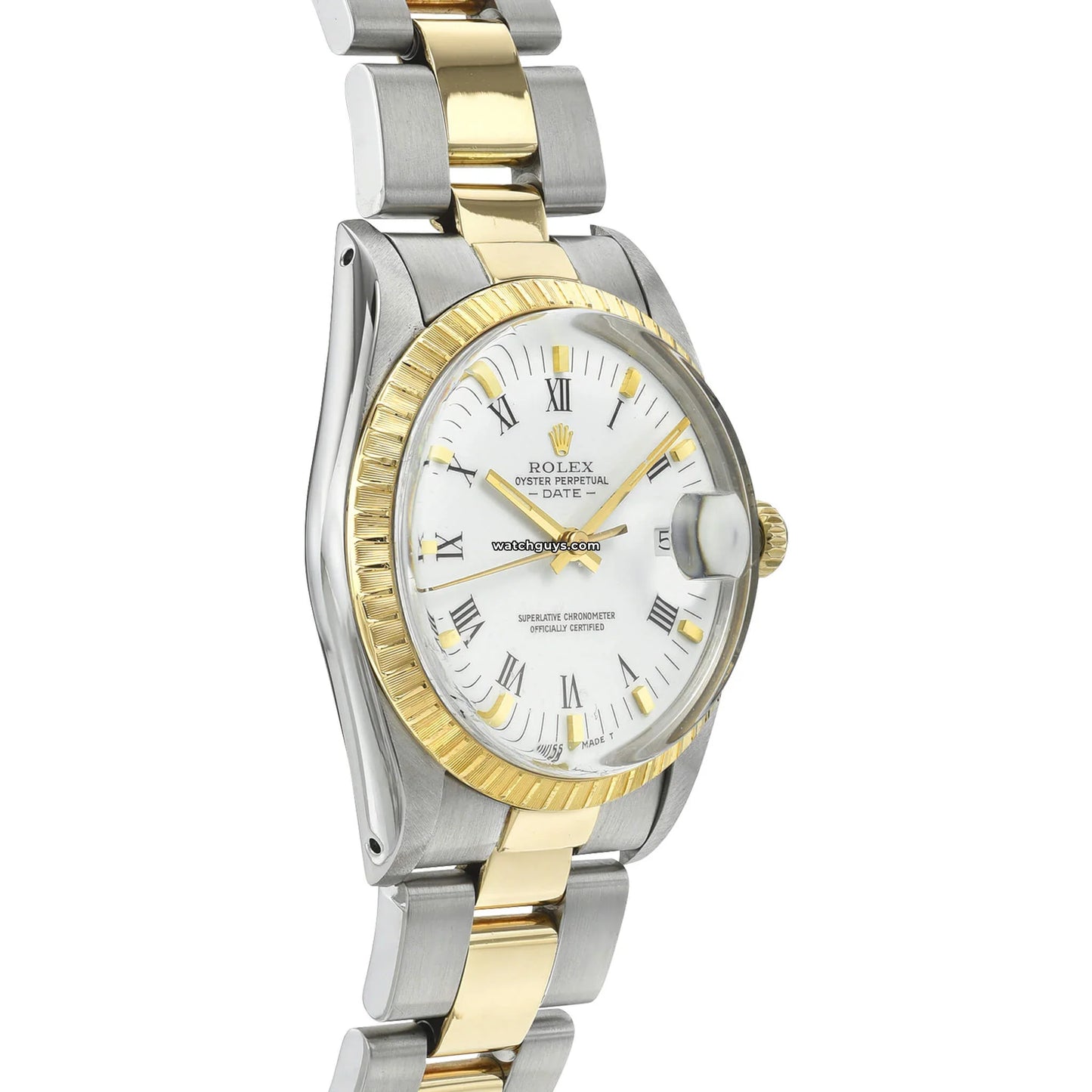 Rolex Date 15053 White Two Tone